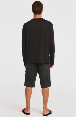HerenEssentials Denim short| Zwart