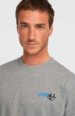 HerenEssentials 90s Graphic T-shirt| Grijs