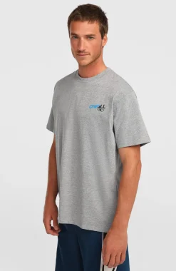 HerenEssentials 90s Graphic T-shirt| Grijs