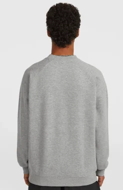 HerenEssentials 90s Logo Crew sweater| Grijs