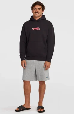 HerenEssentials 90s Logo hoodie| Zwart