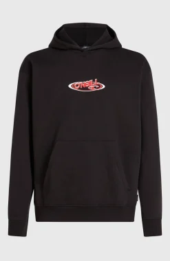 HerenEssentials 90s Logo hoodie| Zwart