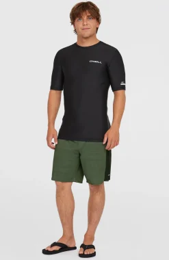 HerenEssentials uv shirt met korte mouwen| Zwart