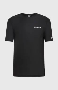 HerenEssentials uv shirt met korte mouwen| Zwart