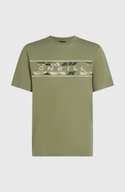 HerenFront Graphic T-shirt| Groen