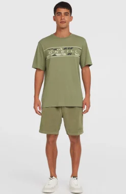 HerenFront Graphic T-shirt| Groen
