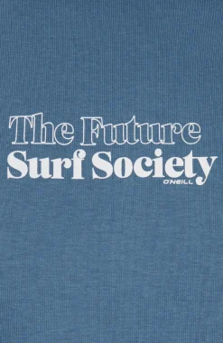 HerenFuture Surf Society Crew sweater| Blauw