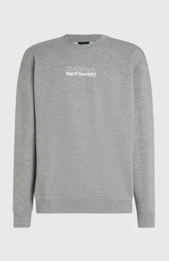 HerenFuture Surf Society Crew sweater| Grijs