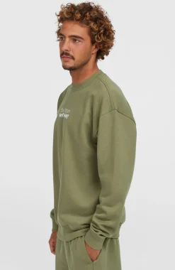 HerenFuture Surf Society Crew sweater| Groen