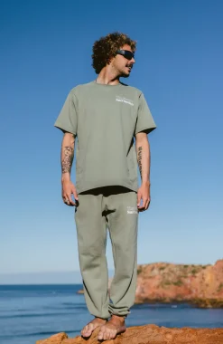 HerenFuture Surf Society joggingbroek| Groen