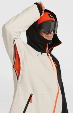 HerenFWC'Cruz Block wintersportjas| Beige Mix
