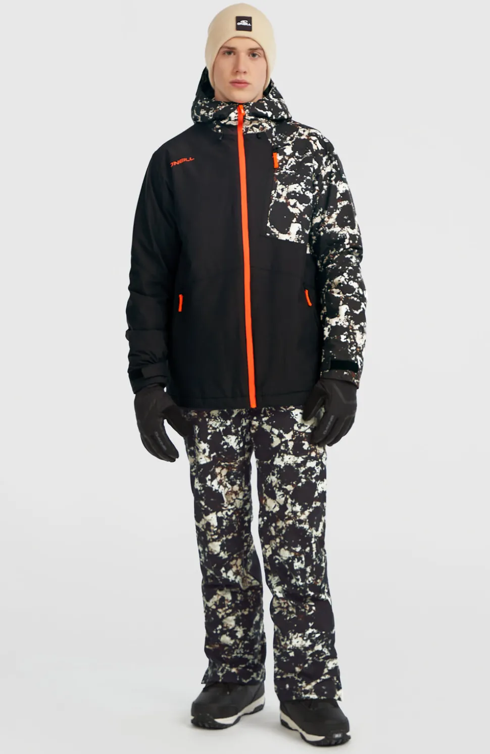 HerenFWC'Cruz Block wintersportjas| Zwart