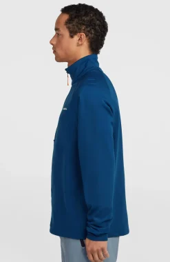 HerenFWC'Cruz fleecetrui met halve rits| Blauw