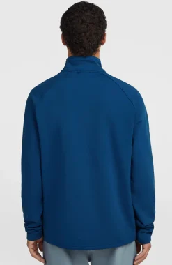 HerenFWC'Cruz fleecetrui met halve rits| Blauw
