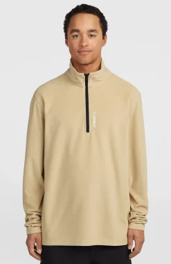 HerenFWC'Cruz Jack's Polartec® fleecetrui met halve rits| Beige