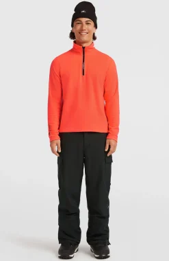 HerenFWC'Cruz Jack's Polartec® fleecetrui met halve rits| Rood