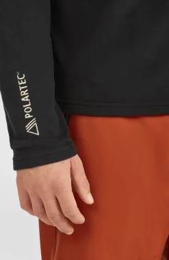 HerenFWC'Cruz Jack's Polartec® fleecetrui met halve rits| Zwart
