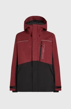 HerenFWC'Cruz Melange wintersportjas| Rood Mix