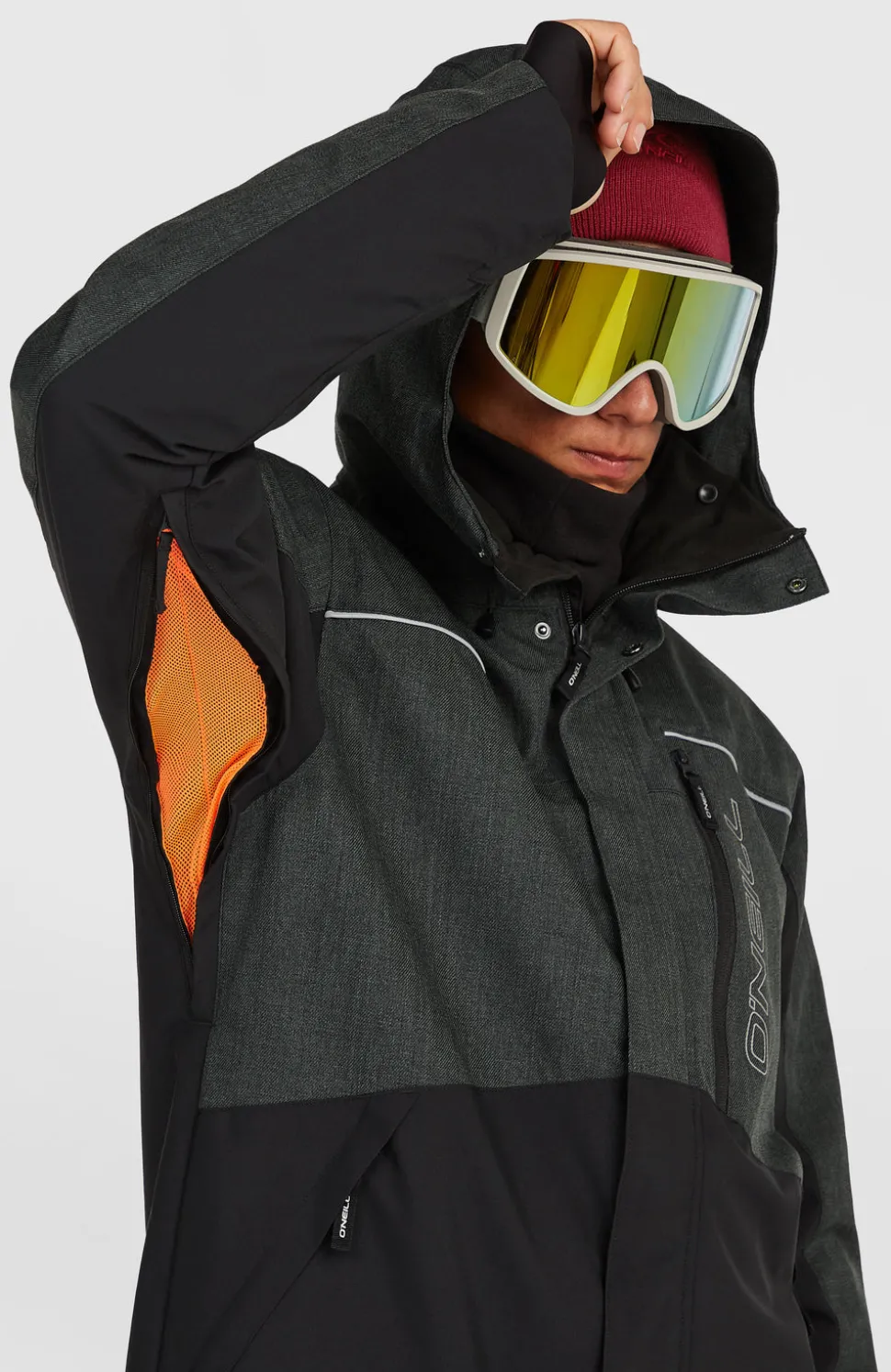 HerenFWC'Cruz Melange wintersportjas| Zwart Mix