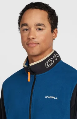 HerenFWC'Cruz Triple Polartec® fleecetrui met halve rits| Blauw Mix