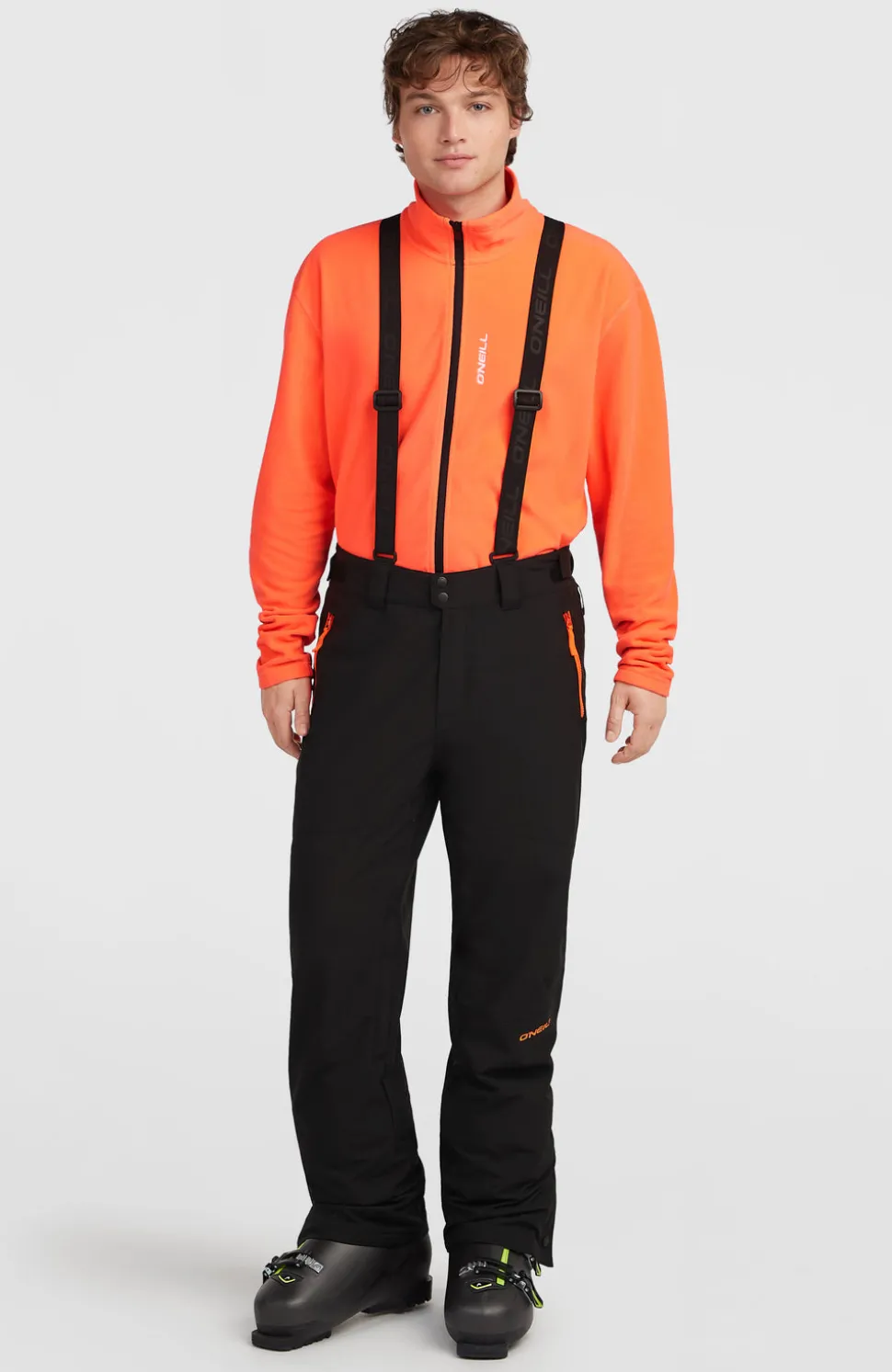 HerenFWC'Cruz wintersportbroek met bretels| Zwart