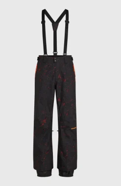 HerenFWC'Cruz wintersportbroek met bretels| Zwart