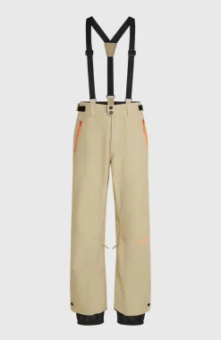 HerenFWC'Cruz wintersportbroek met bretels| Beige
