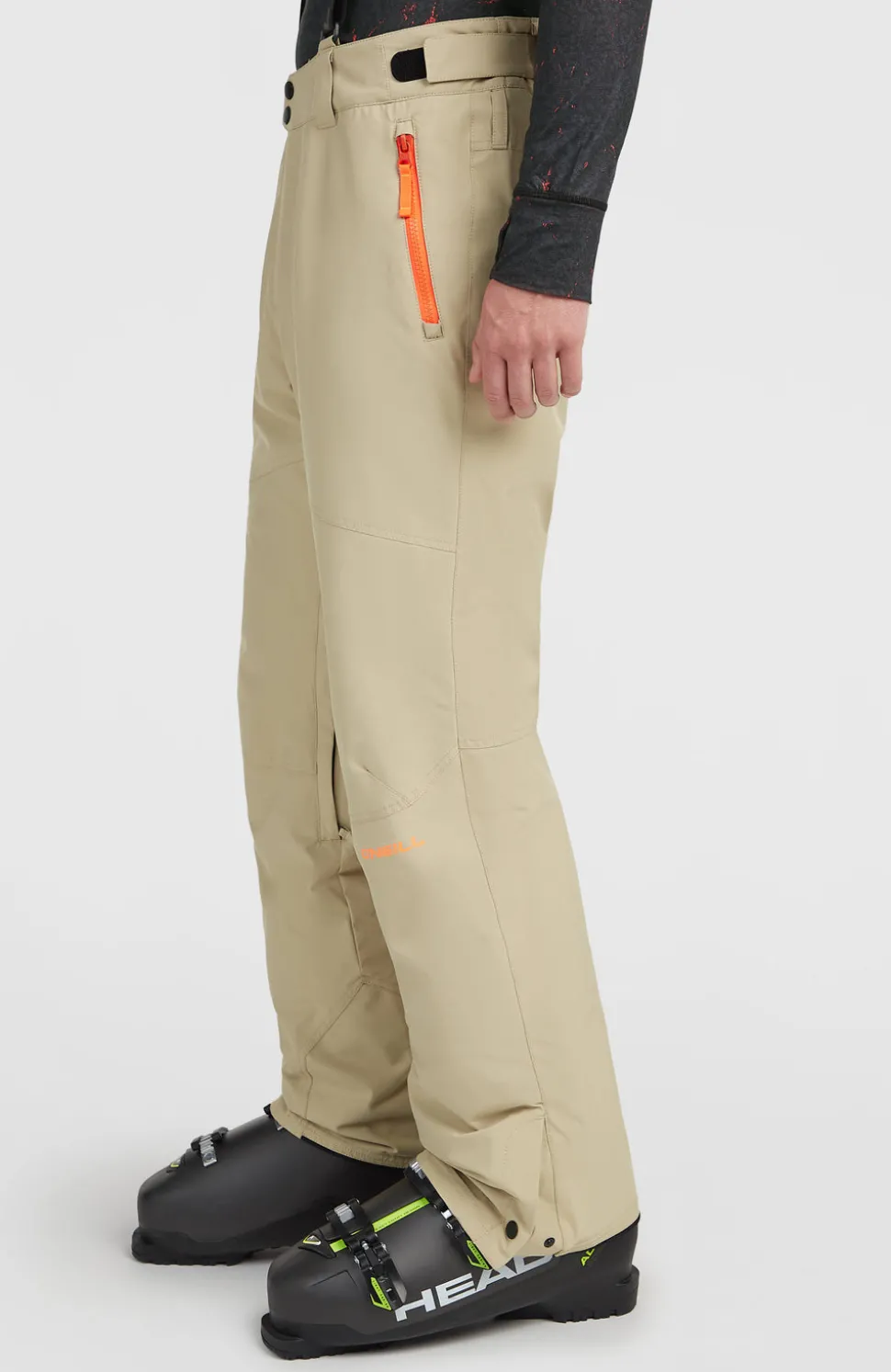 HerenFWC'Cruz wintersportbroek met bretels| Beige