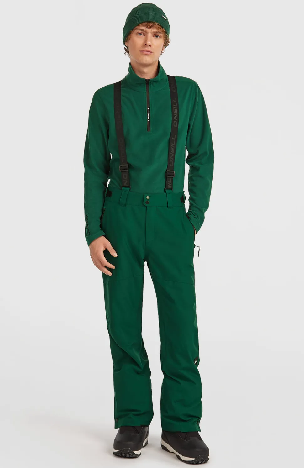 HerenFWC'Cruz wintersportbroek met bretels| Groen