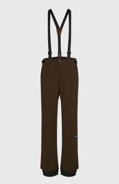HerenFWC'Cruz wintersportbroek met bretels| Bruin