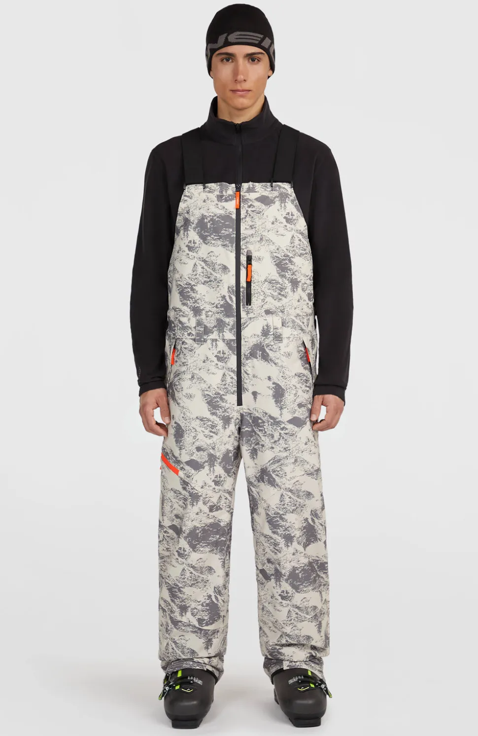 HerenFWC'Peak Bib wintersportbroek| Grijs
