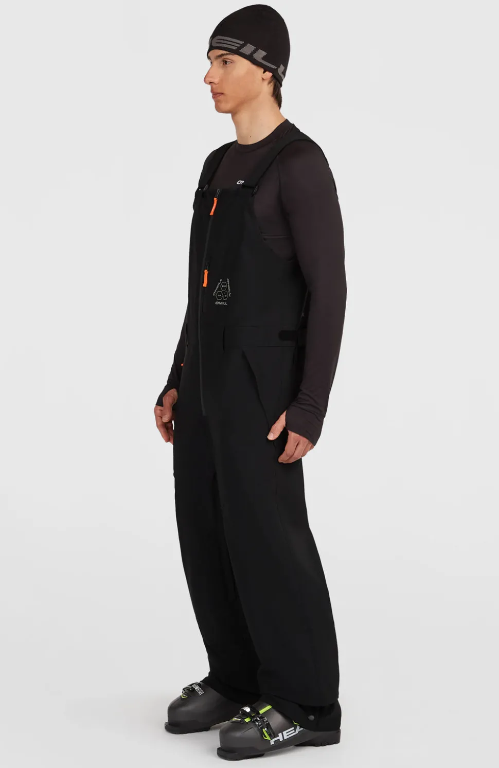 HerenFWC'Peak Bib wintersportbroek| Zwart