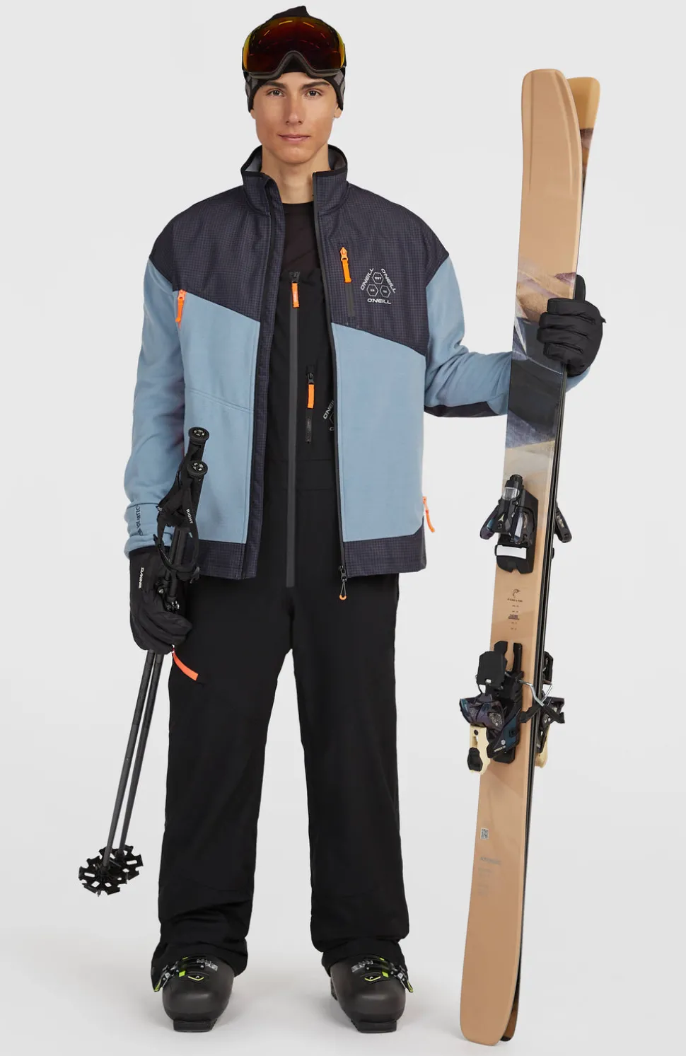 HerenFWC'Peak Bib wintersportbroek| Zwart