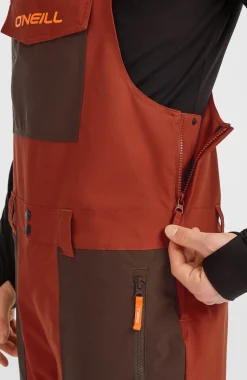 HerenFWC'Peak Bib wintersportbroek| Oranje Mix