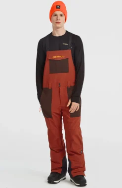 HerenFWC'Peak Bib wintersportbroek| Oranje Mix