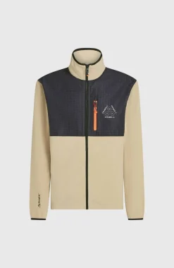 HerenFWC'Peak Polartec® Hyperfleece vest met volledige rits| Beige Mix