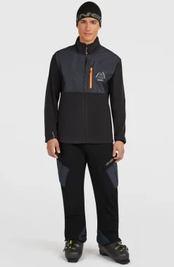 HerenFWC'Peak Polartec® Hyperfleece vest met volledige rits| Zwart Mix