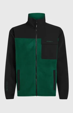 HerenFWC'Peak Polartec® Hyperfleece vest met volledige rits| Groen Mix
