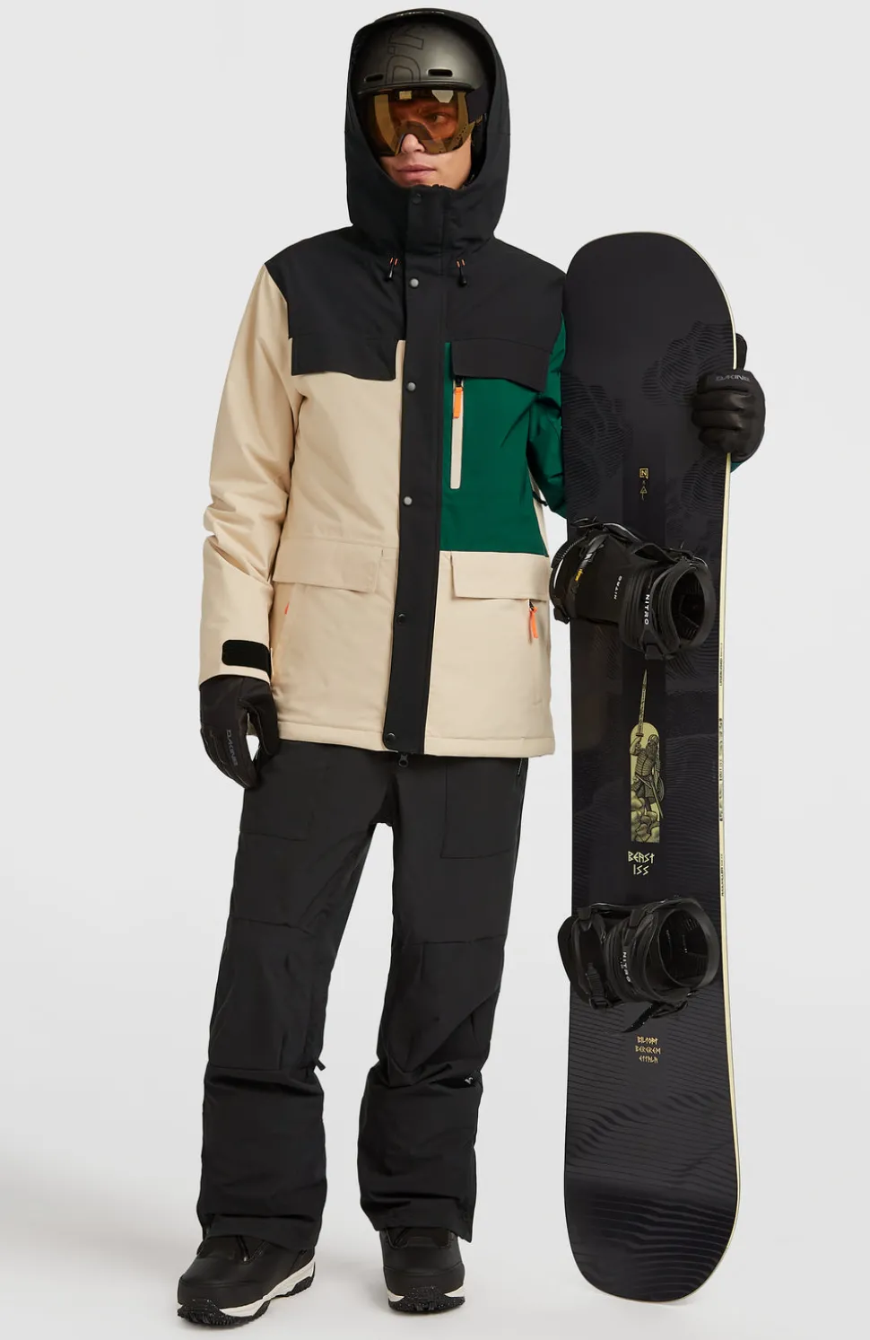 HerenFWC'Peak Pro wintersportjas| Beige Mix