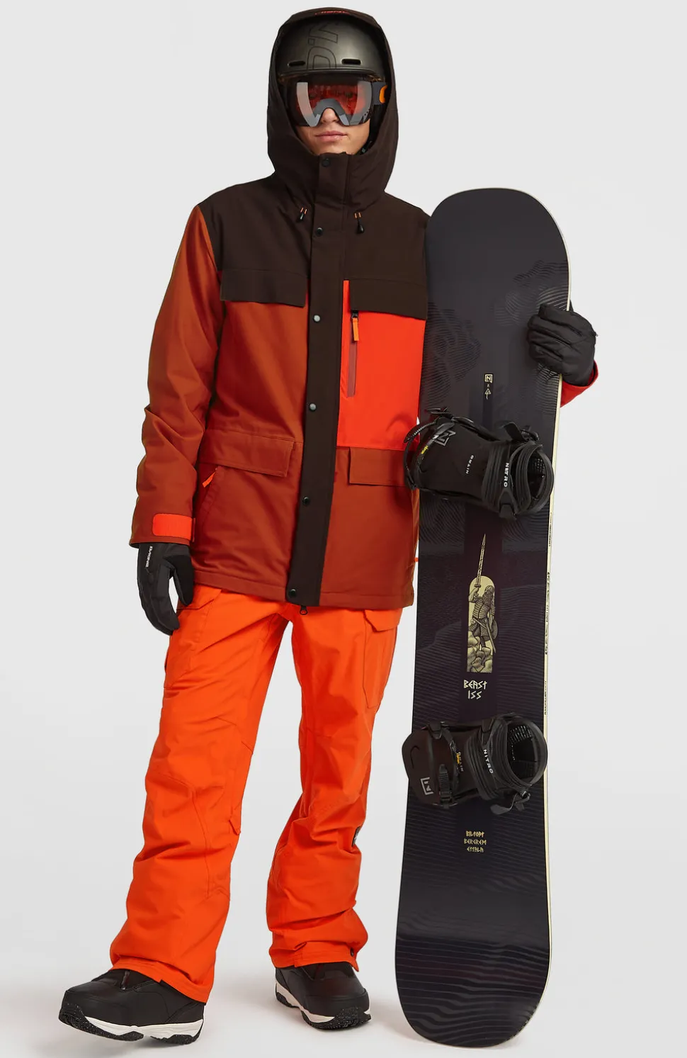 HerenFWC'Peak Pro wintersportjas| Oranje Mix
