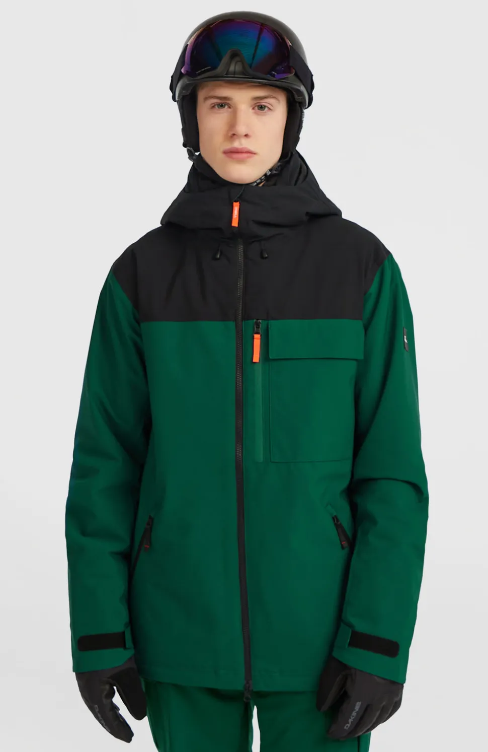 HerenFWC'Peak wintersportjas| Groen Mix