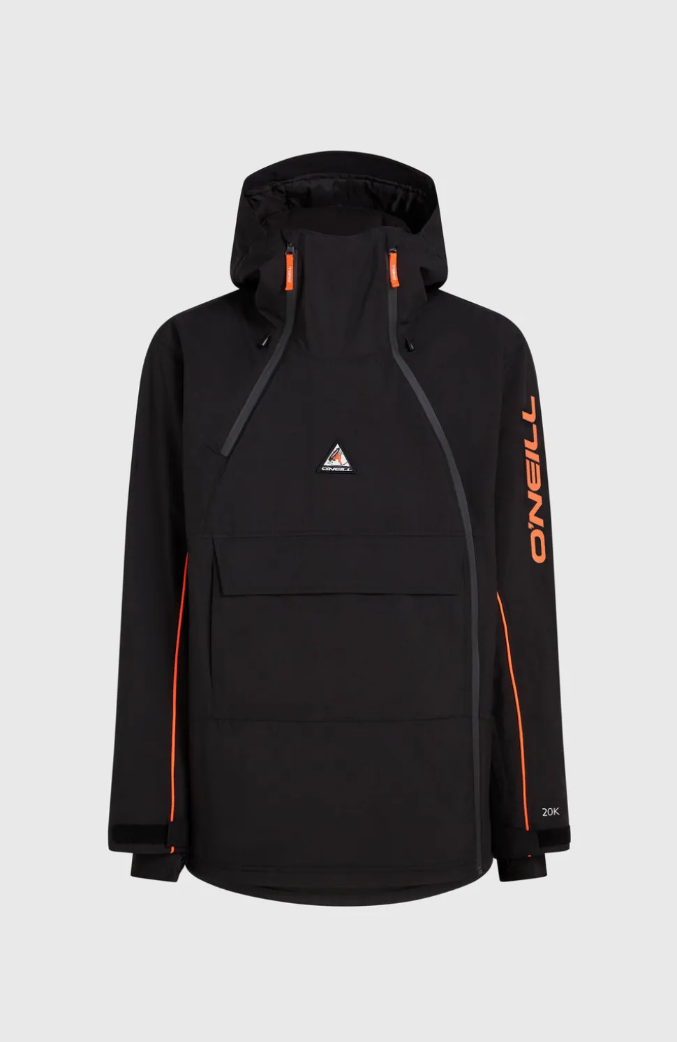HerenFWC'Play Asymmetric wintersportjas| Zwart
