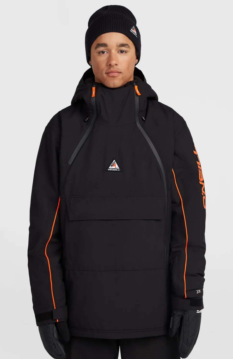 HerenFWC'Play Asymmetric wintersportjas| Zwart