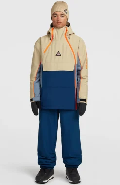 HerenFWC'Play Asymmetric wintersportjas| Beige Mix