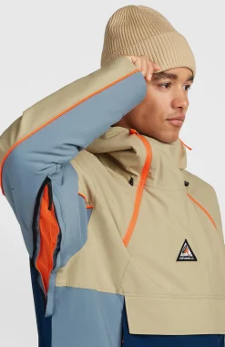 HerenFWC'Play Asymmetric wintersportjas| Beige Mix