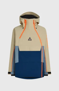 HerenFWC'Play Asymmetric wintersportjas| Beige Mix