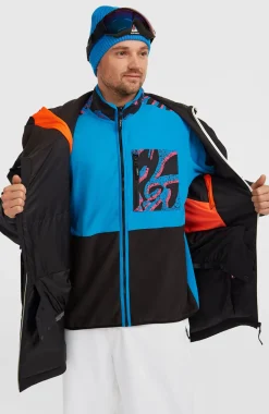 HerenFWC'Play Asymmetric wintersportjas| Zwart