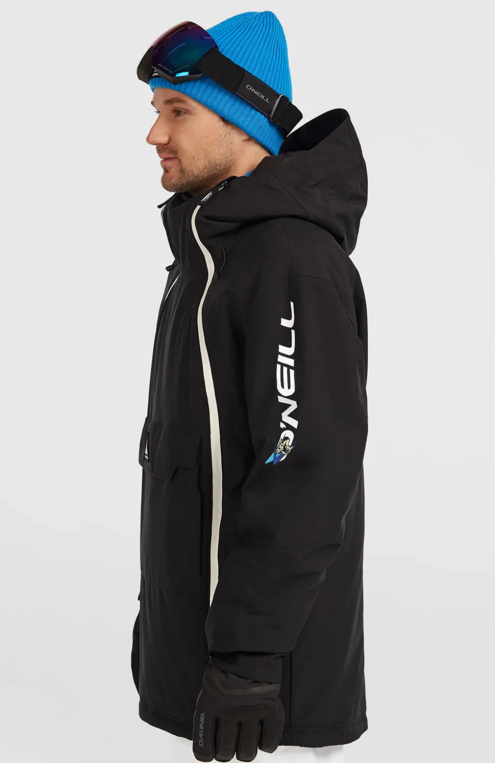 HerenFWC'Play Asymmetric wintersportjas| Zwart