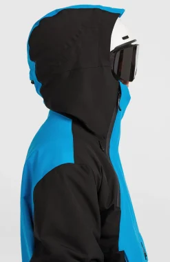 HerenFWC'Play Asymmetric wintersportjas| Blauw Mix