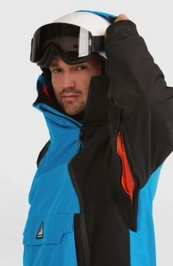 HerenFWC'Play Asymmetric wintersportjas| Blauw Mix